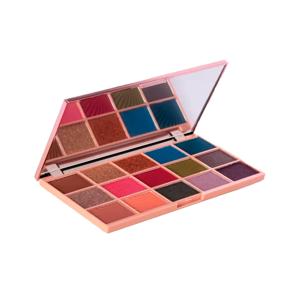 Paleta de Sombras em Pó Eudora Niina Secrets Crystal 16,5 g