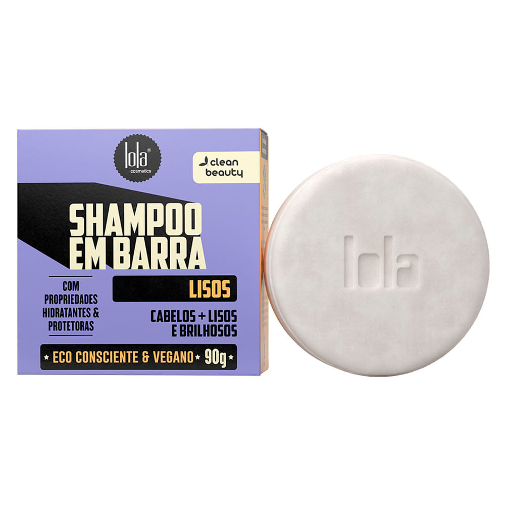 Lola Cosmetics Shampoo em Barra Lisos 90g