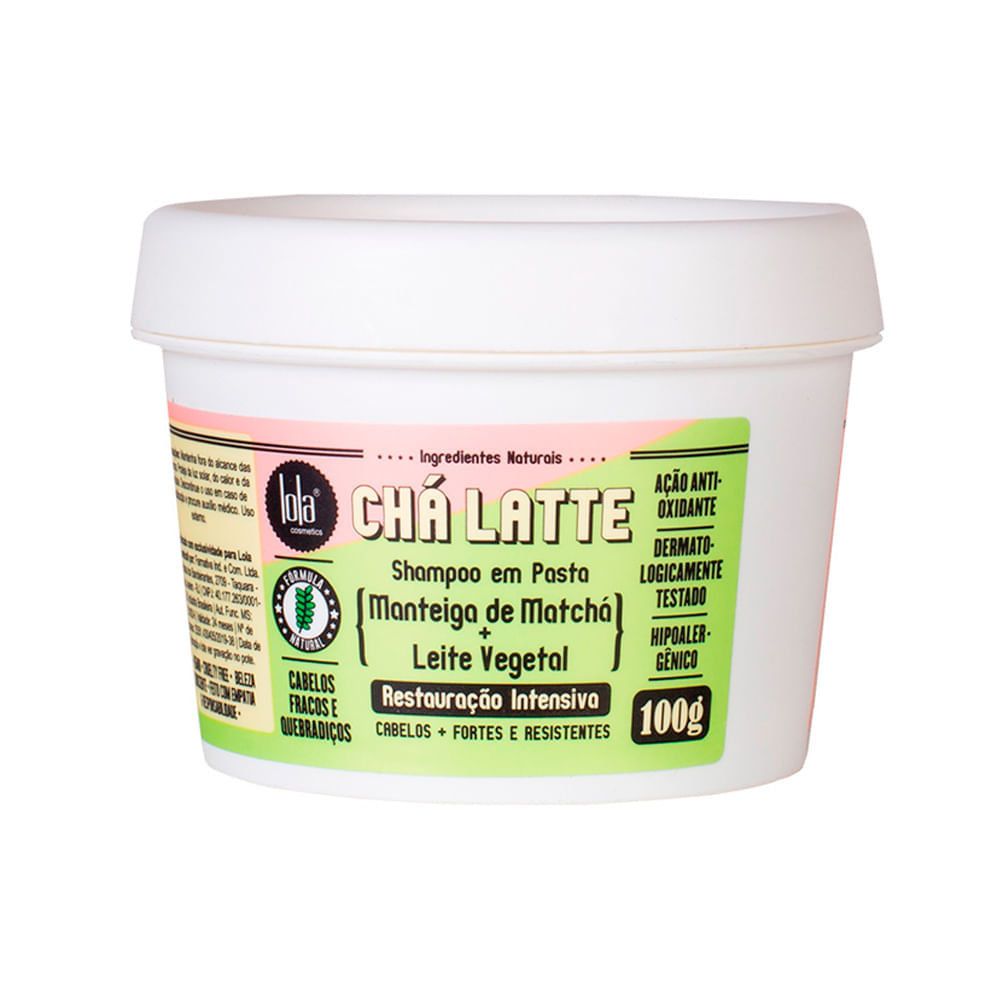 Lola Cosmetics Chá Latte Shampoo Chá Verde 100g