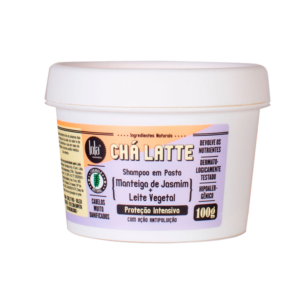 Lola Cosmetics Chá Latte Shampoo Jasmim 100g
