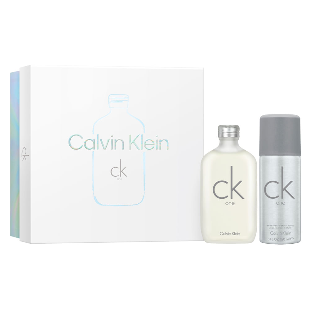 Kit Calvin Klein Ck One Edt Perfume Unissex 100 Ml + Desodorante 150 Ml