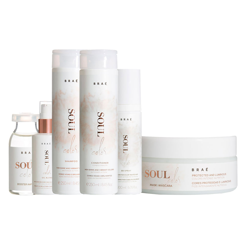 Kit Braé Soul Color 6 Produtos