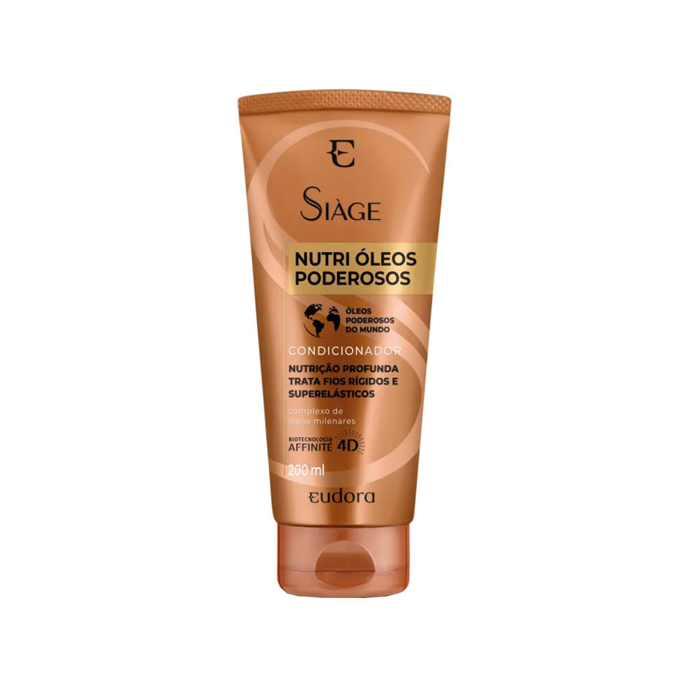 Condicionador Eudora Siàge Nutri Óleos Poderosos 200 ml