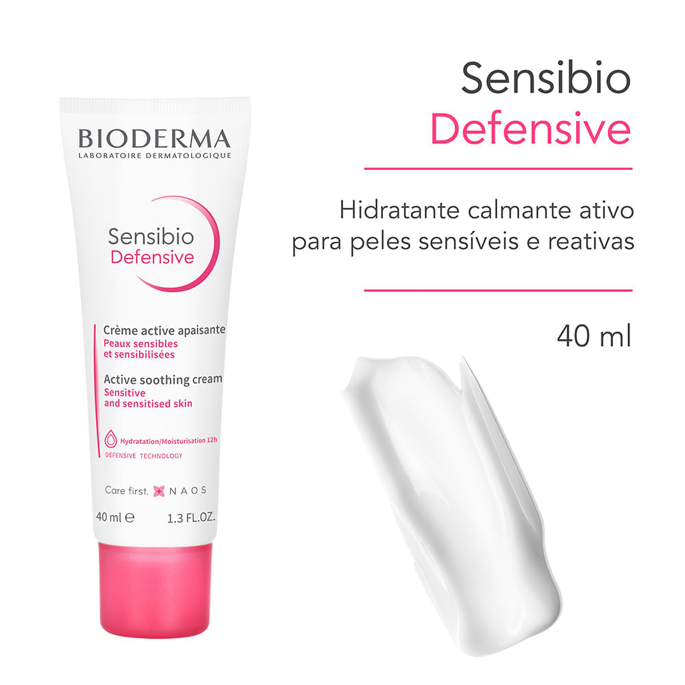 Creme Facial Hidratante Bioderma Sensibio Defensive 40 ml