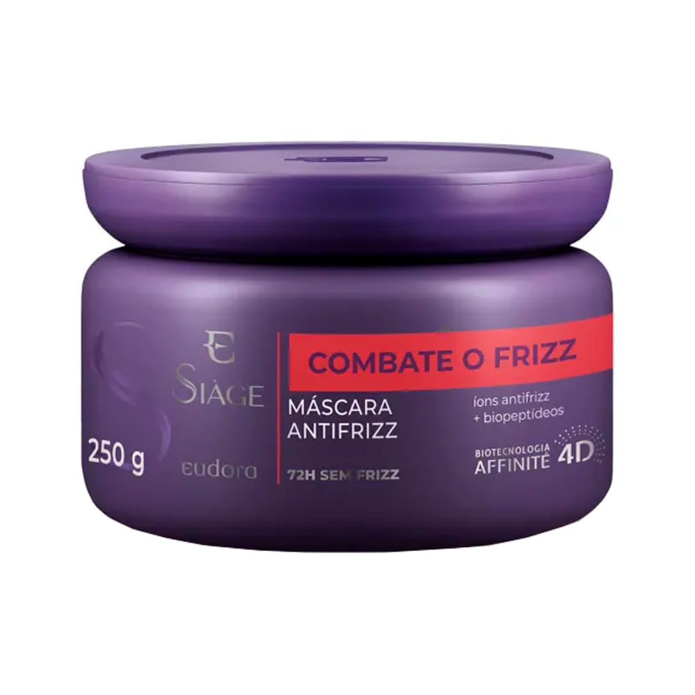 Máscara Antifrizz Eudora Siàge Combate o Frizz 250 g