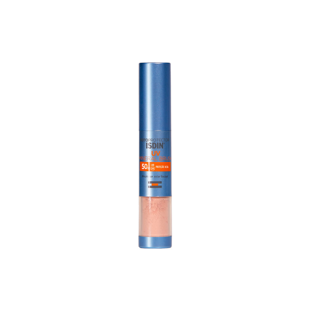 Protetor Solar Facial em Pó Isdin UV Mineral Brush FPS 50 2 g