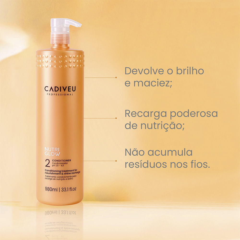 Condicionador Cadiveu Nutri Glow 980 ml