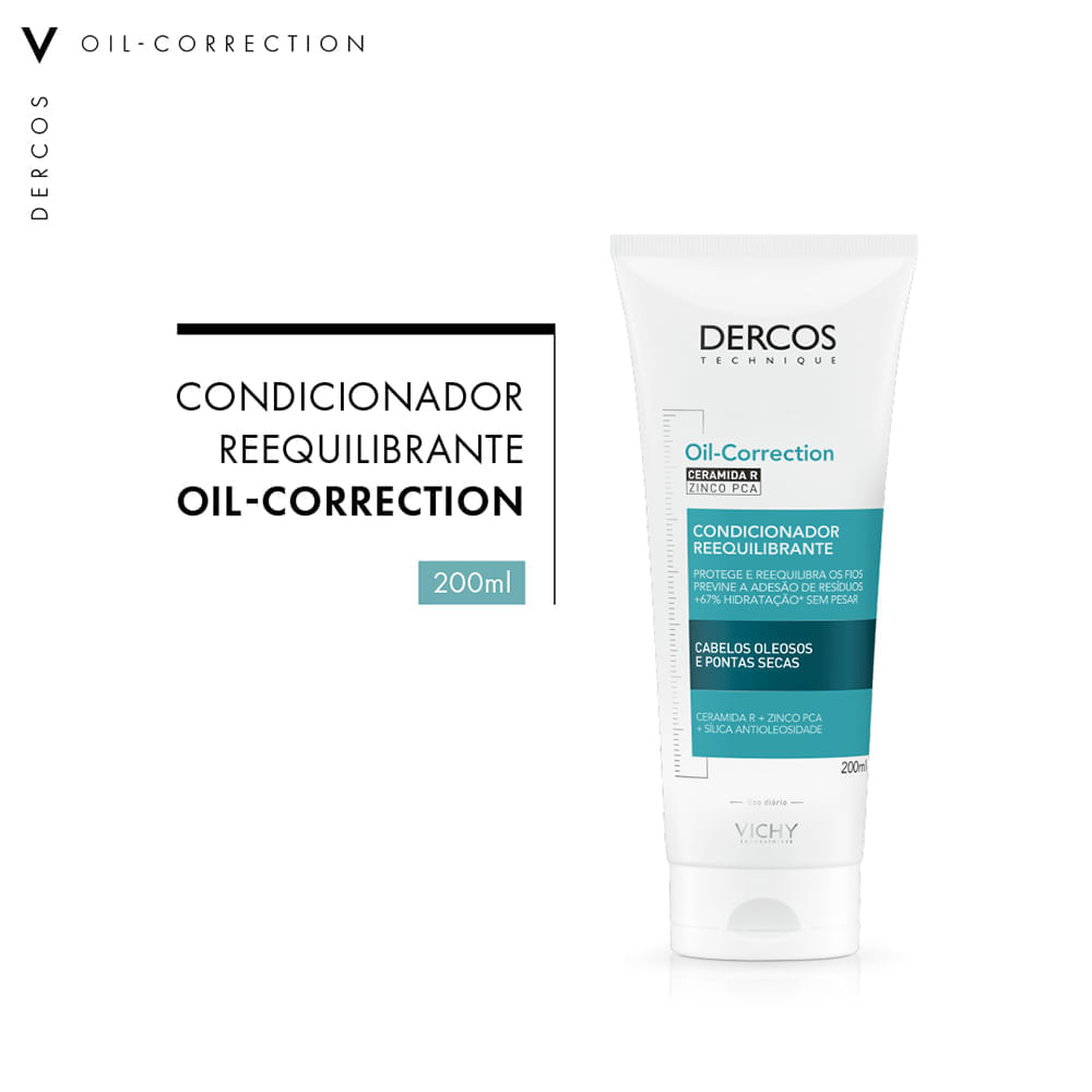 Condicionador Vichy Dercos Oil-Correction 200 ml