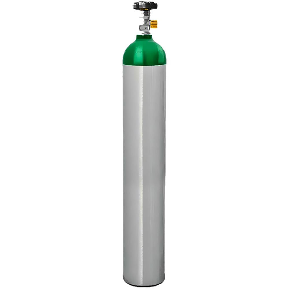 Cilindro De Oxigênio Gaswide Medicinal 4.6l Modelo Me24 Alumínio