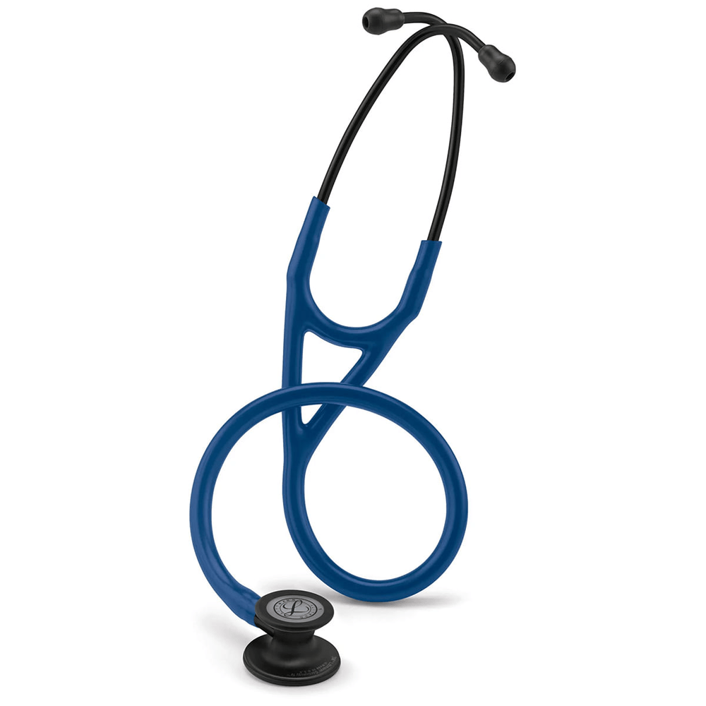 Estetoscópio Littmann Cardiology IV Cor Azul Marinho e Preto 6168
