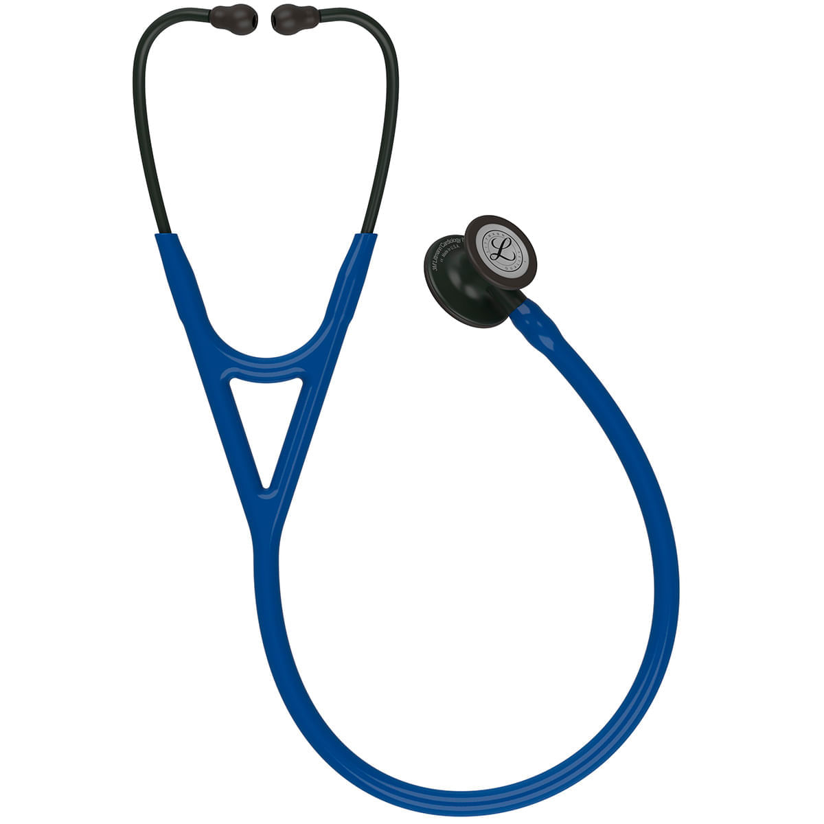 Estetoscópio Littmann Cardiology IV Cor Azul Marinho e Preto 6168