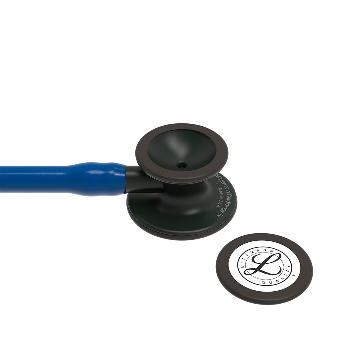 Estetoscópio Littmann Cardiology IV Cor Azul Marinho e Preto 6168