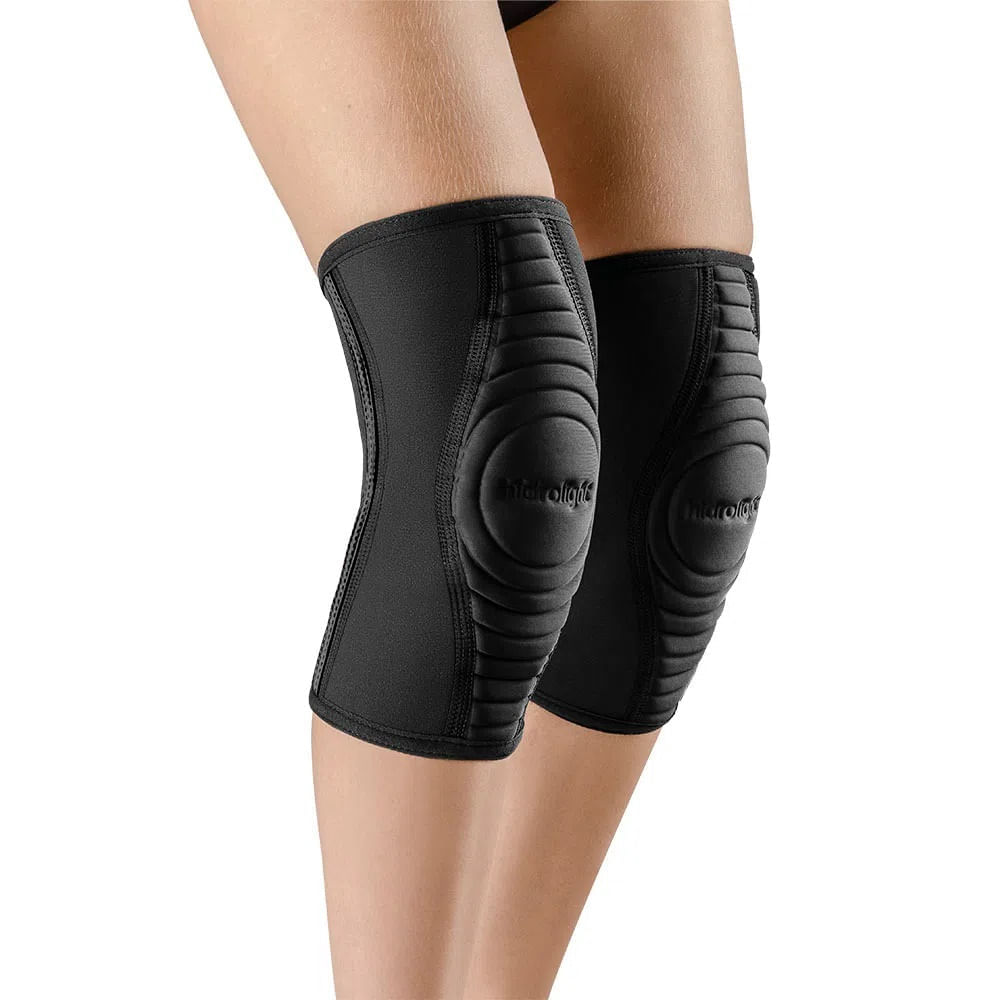 Joelheira Hidrolight Cross Training Cor Preto Tamanho GG 1 par