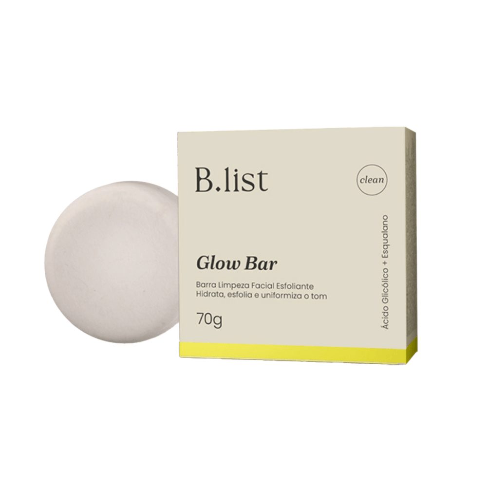 Sabonete de Limpeza Facial Glow Bar Esfoliante Blist 70g