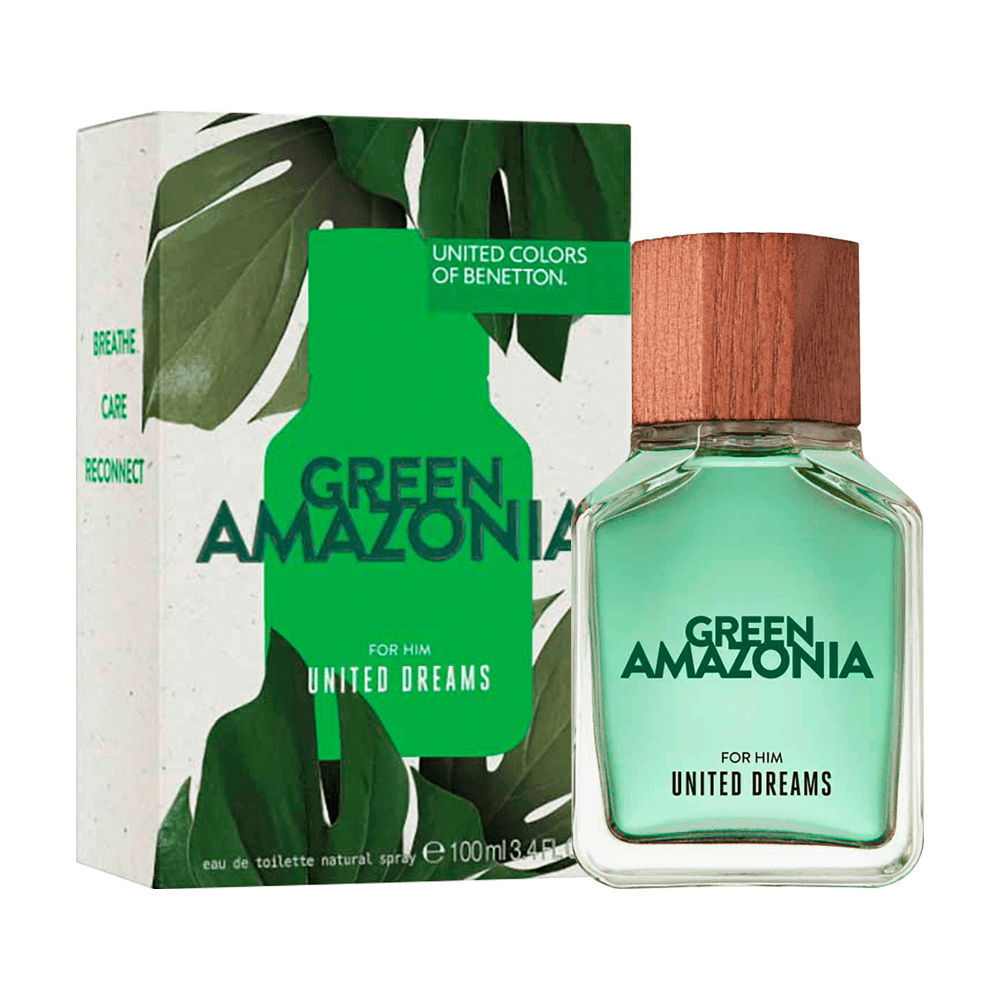 Perfume Masculino Benetton Green Amazonia For Him Eau de Toilette 100ml
