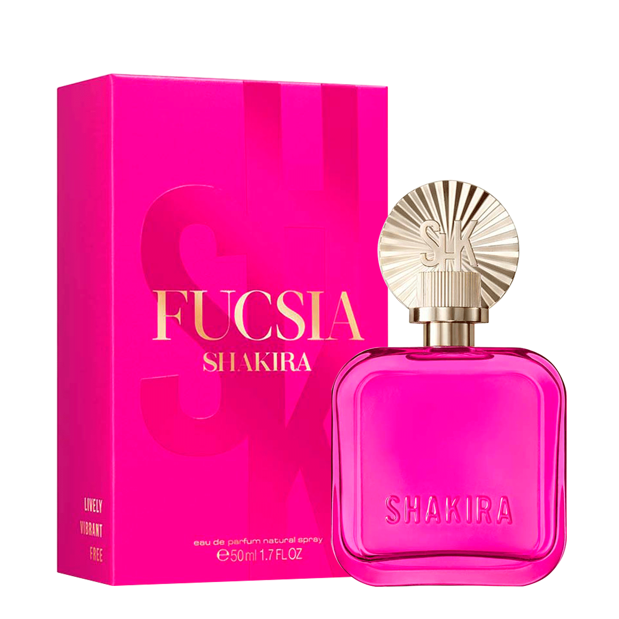 Perfume Feminino Shakira Fucsia Eau de Parfum 50ml