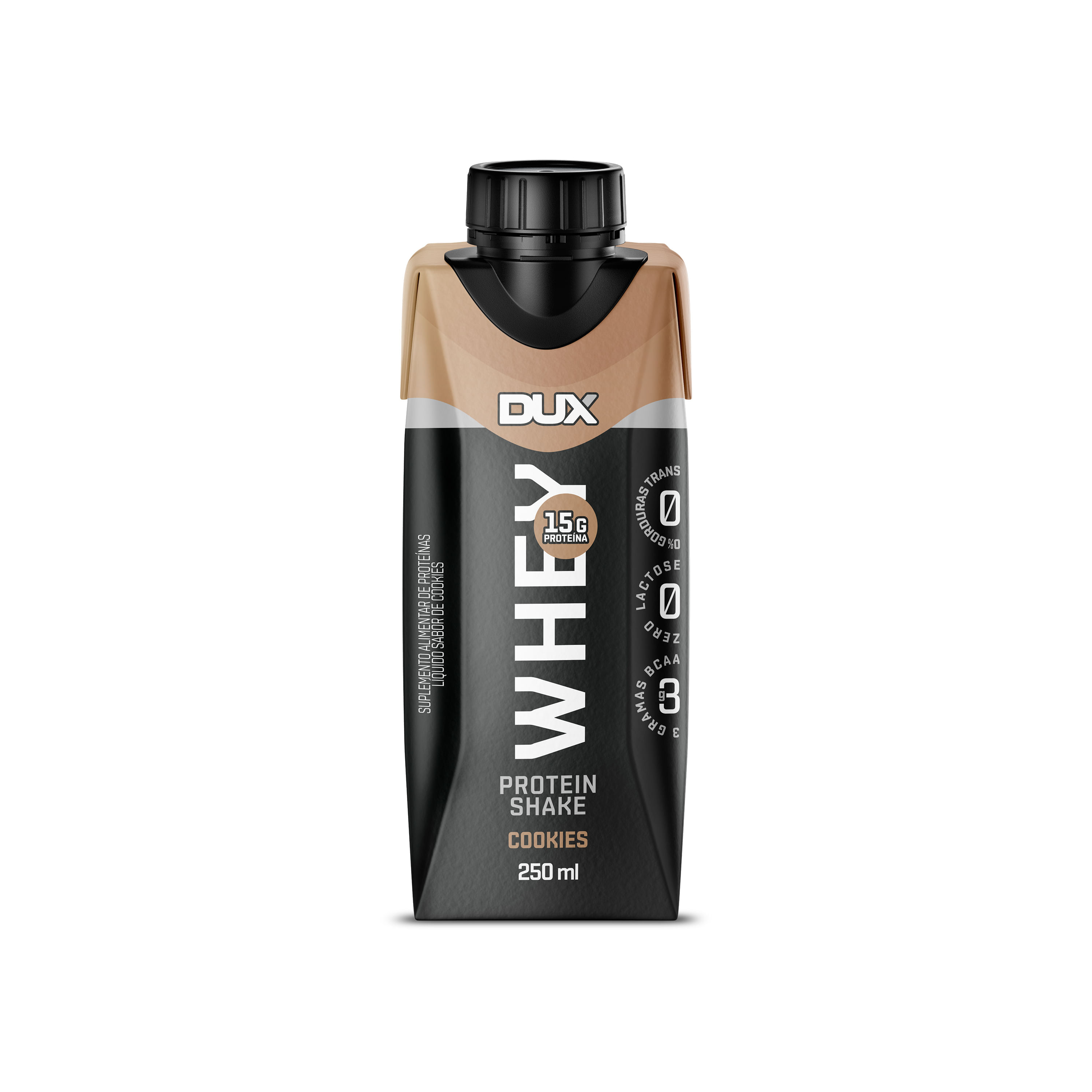 WHEY PROTEIN SHAKE SABOR COOKIES DUX NUTRITION 250ML