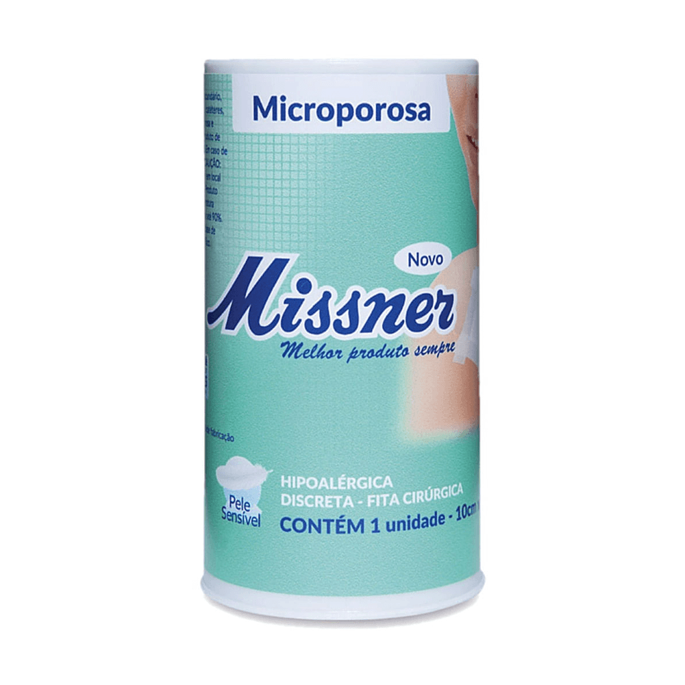 Fita Microporosa Missner Branco 10cmx4,5m