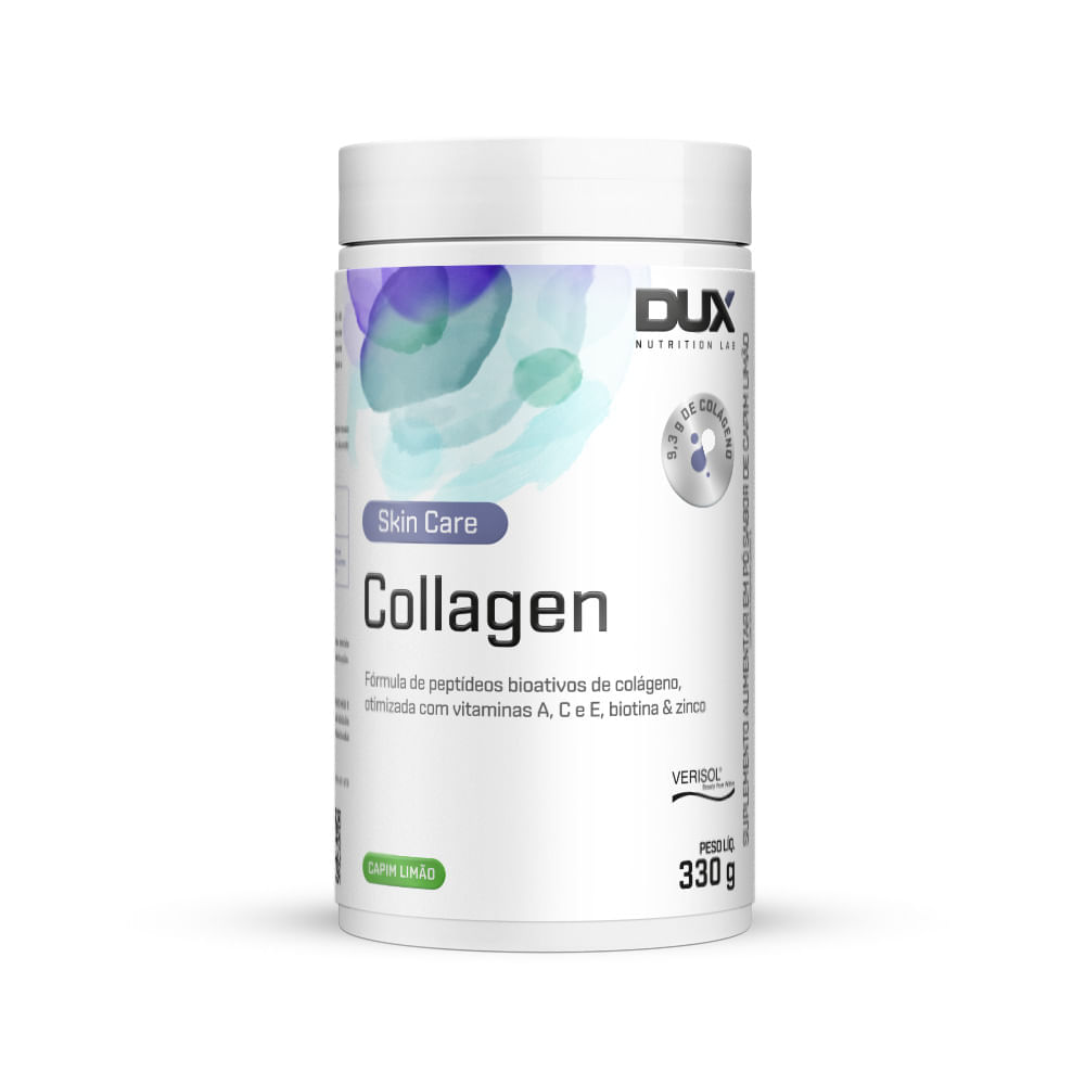 Collagen Capim Limão Dux Nutrition Pote 330g