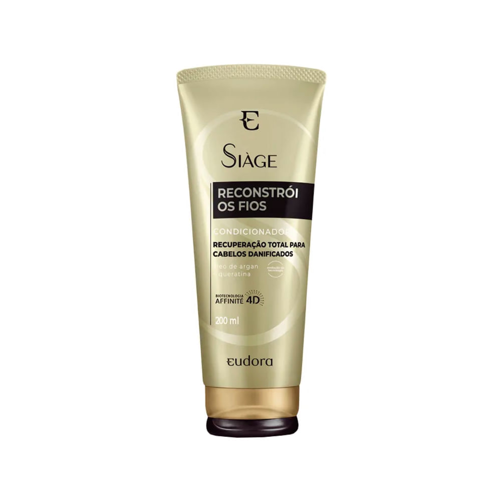 Condicionador Eudora Siàge Reconstrói os Fios 4D 200 ml