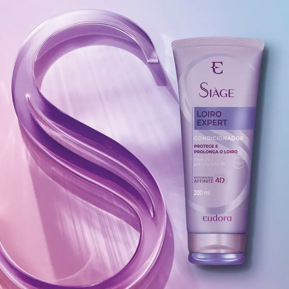 Condicionador Eudora Siáge Loiro Expert Matizador 200 ml