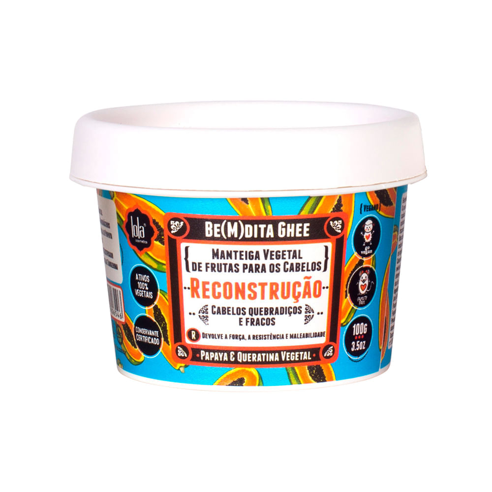 Máscara De Reconstrução Lola Cosmetics Be(m)dita Ghee 100 G