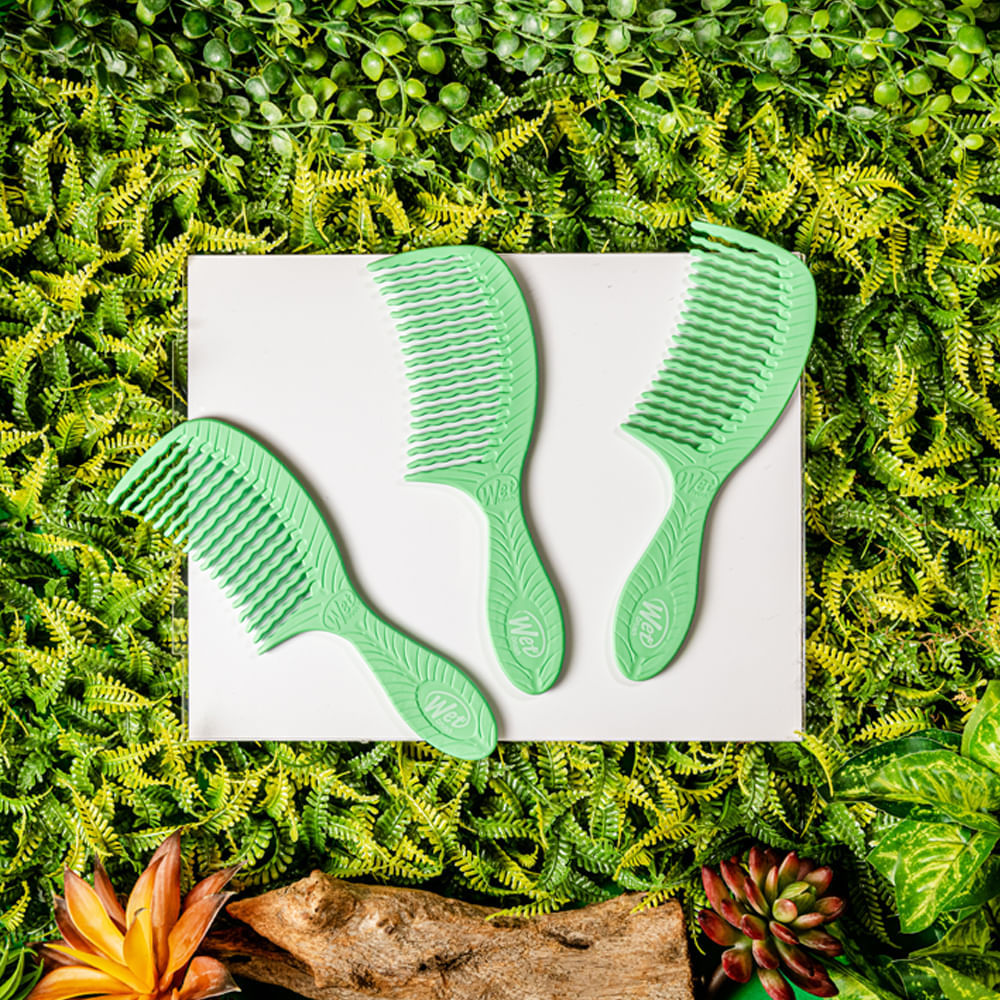 Pente para Desembaraçar WetBrush Go Green Biodegradável Verde