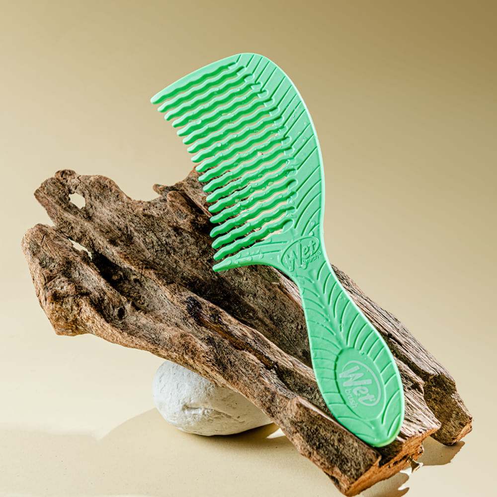 Pente para Desembaraçar WetBrush Go Green Biodegradável Verde