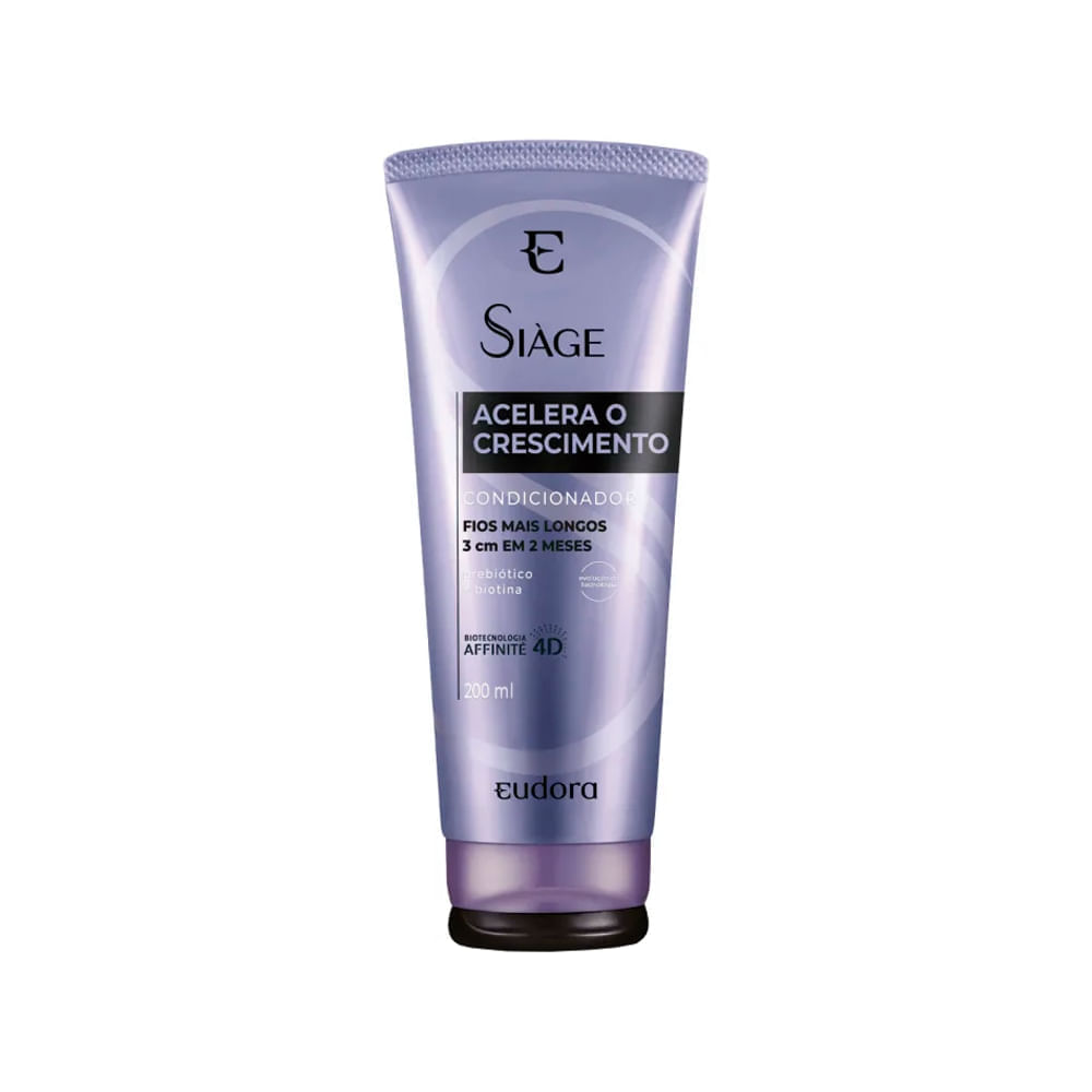 Condicionador Eudora Siàge Acelera Crescimento 200 Ml