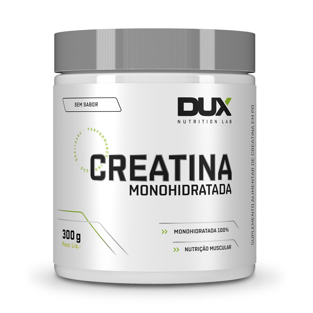Creatina Monohidratada Pote 300G Sabor Natural