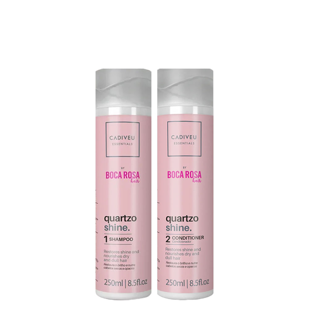 Kit Cadiveu Essentials Quartzo Shine Shampoo 250 ml + Condicionador 250 ml