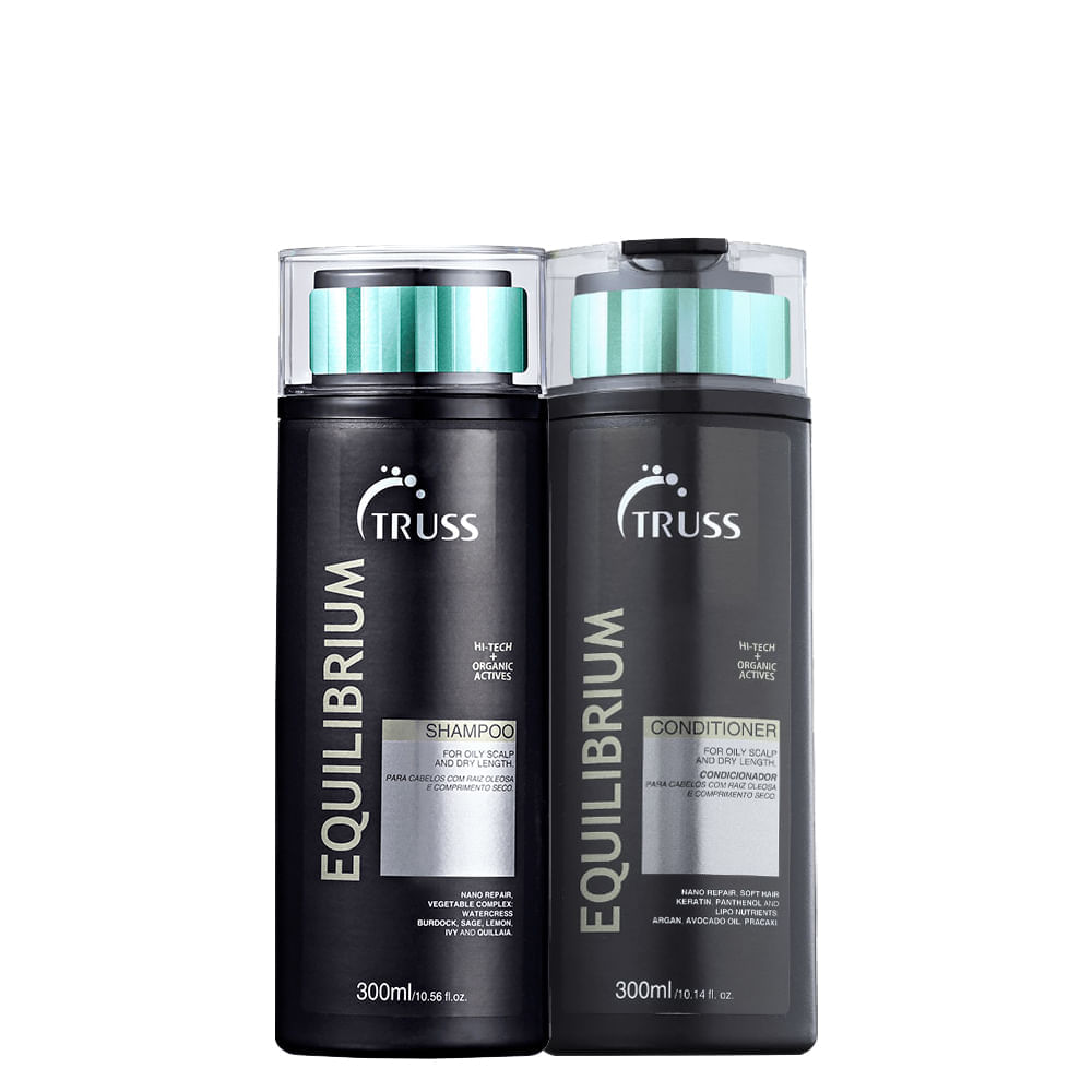 Kit Truss Equilibrium Shampoo 300 ml + Condicionador 300 ml