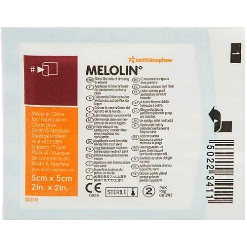 Curativo Melolin 5x5cm Unidade Smith E Nephew