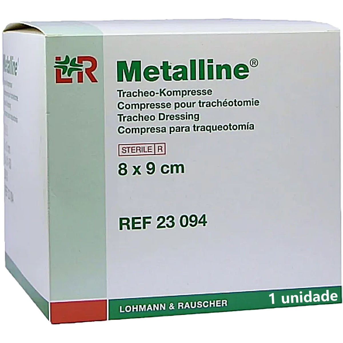 Curativo Metalline Traqueostomia 23094 8x9cm Unidade Lohmann E Rauscher