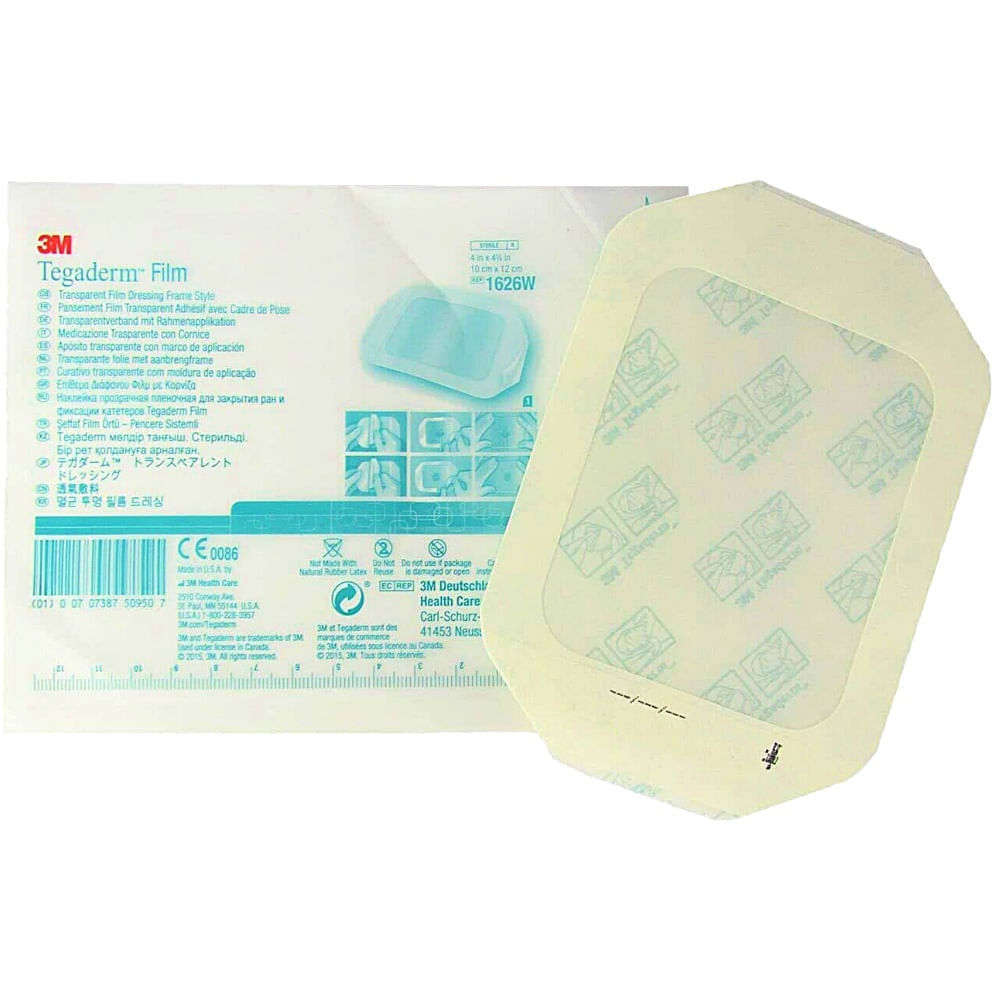 Curativo Tegaderm 3M Standard 1626W 10x12cm unidade 3M