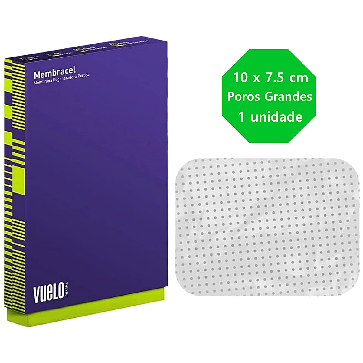 Curativo Membracel Poros Grandes 10x7.5cm Unidade Vuelo