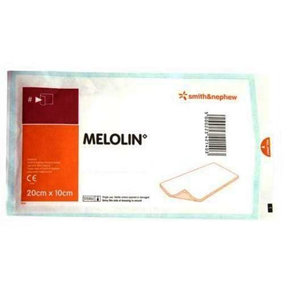 Curativo Melolin 20X10cm unidade Smith E Nephew
