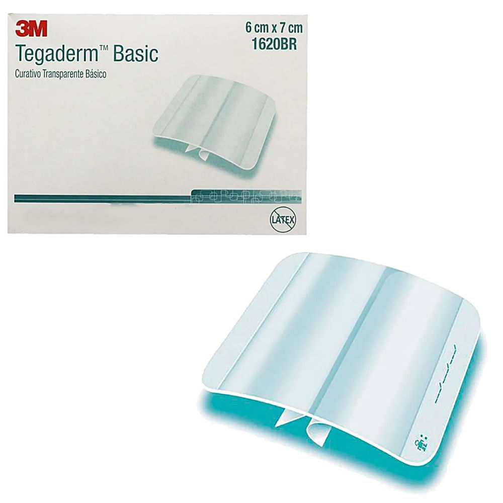 Curativo Tegaderm 3M Basic 1620BR 06x07cm unidade 3M
