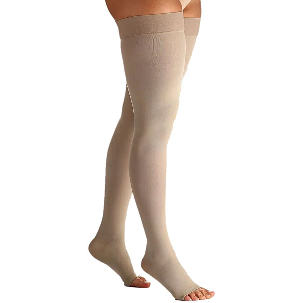 Meia 7/8 Select Comfort Premium 30-40mmHg Aberta Natural P2