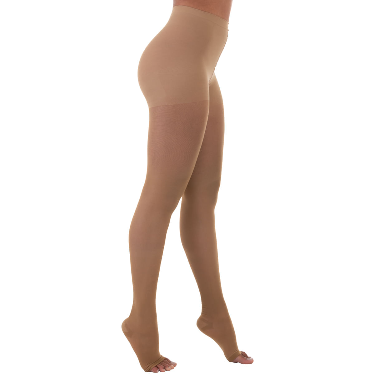 Meia-Calça 6000 Venosan - 20-30mmHg - Pé Aberto - Bronze - Tamanho M