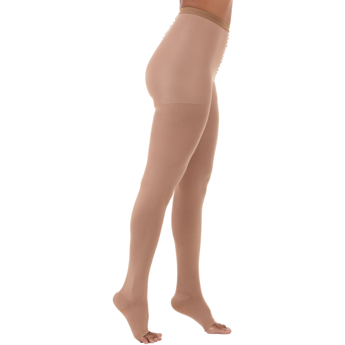 Meia-calça Ultraline 4000 Venosan - 30-40mmhg - Pé Aberto - Bege - Tamanho G
