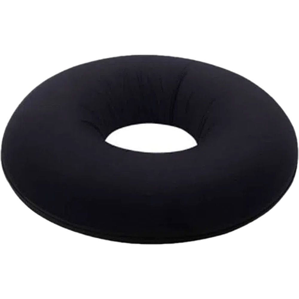 Almofada Látex Redonda Com Orifício Classic 37x16cm - Unidade