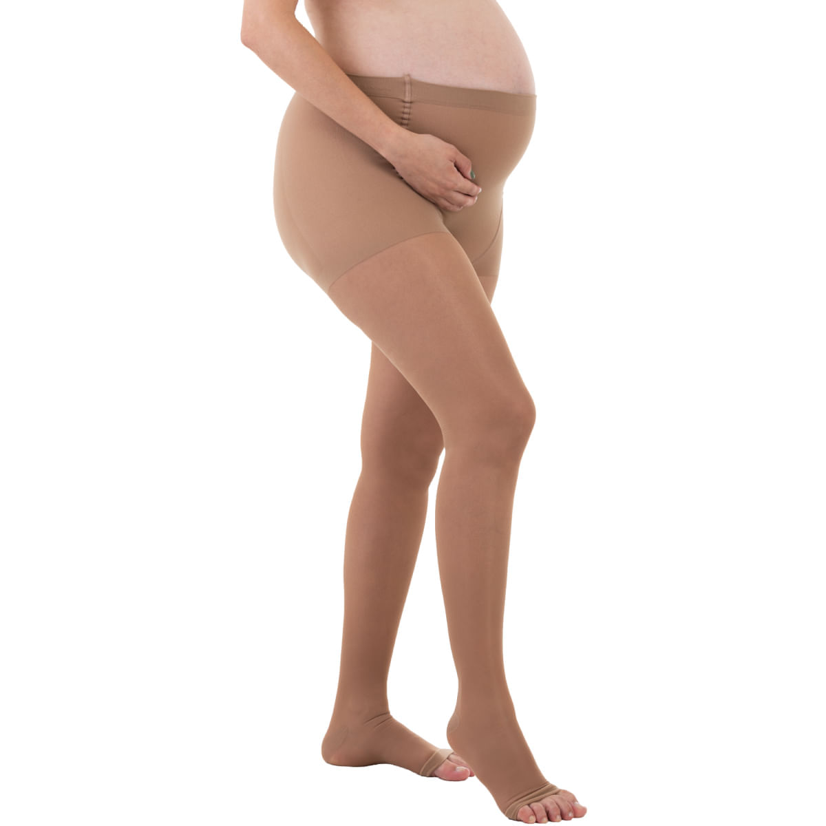 Meia-calça Gestante Legline Venosan - 20-30mmhg - Pé Fechado - Sahara - Tamanho M