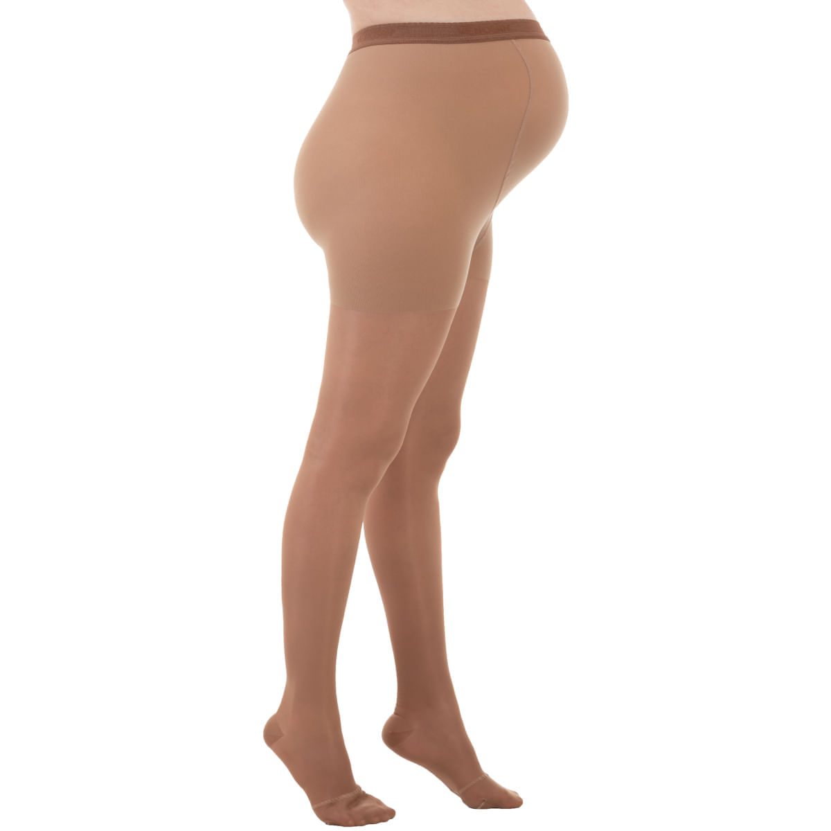 Meia-Calça Gestante Legline Venosan - 20-30mmHg - Pé Fechado - Sahara - Tamanho M
