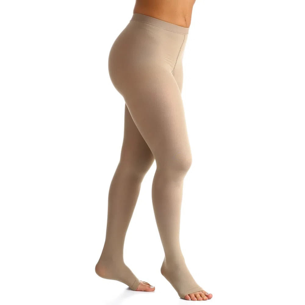 Meia-Calça Select Comfort 30-40mmHg Aberta Natural G1