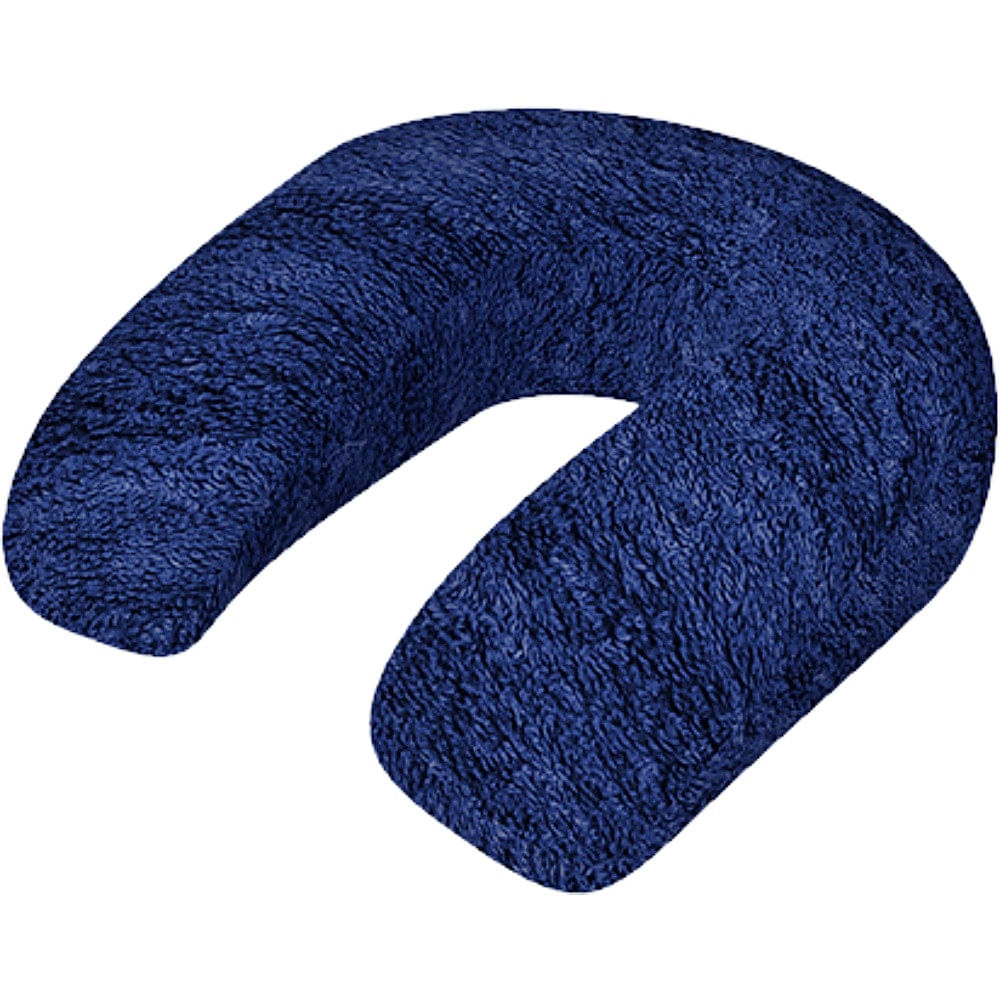 Almofada Para Pescoço Viscoelástico 25x25x5cm Azul Marinho- Unidade