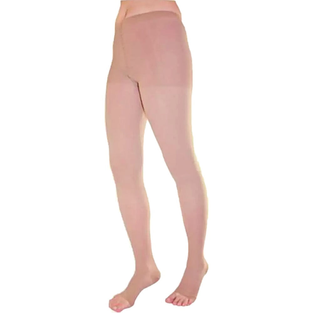 Meia-Calça Sigvaris Basic 20-30mmHg Aberta Natural Tam M2