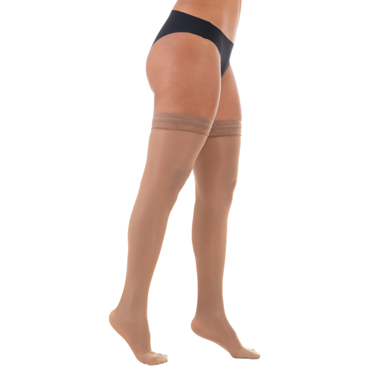 Meia De Compressão 7/8 Legline Venosan - 20-30mmhg - Pé Fechado - Sahara - Tamanho Xg