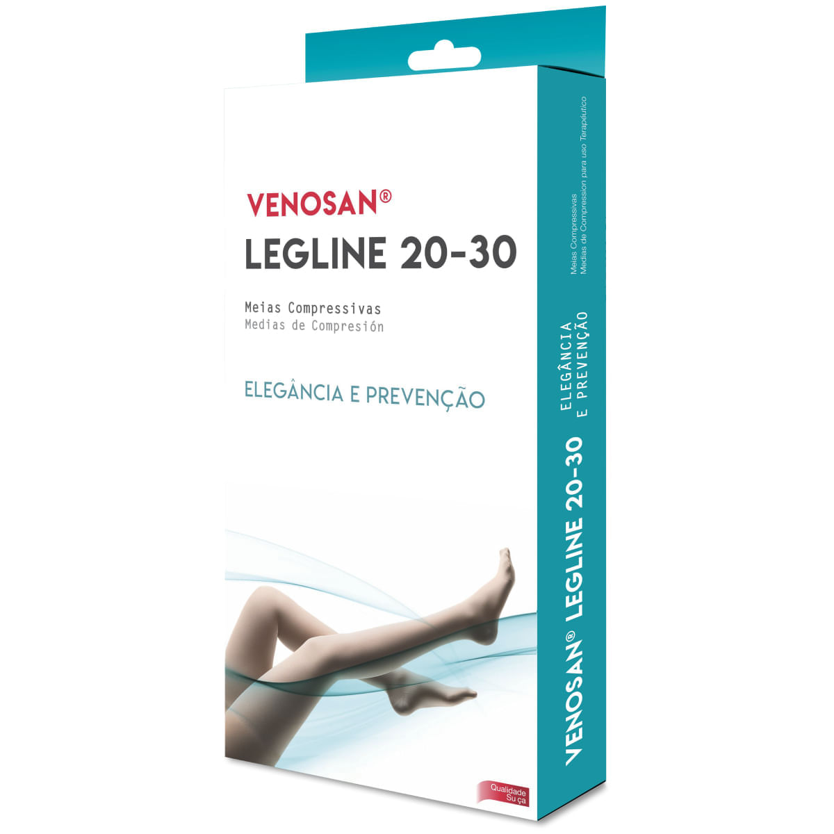 Meia de Compressão 7/8 Legline Venosan - 20-30mmHg - Pé Fechado - Sahara - Tamanho XG