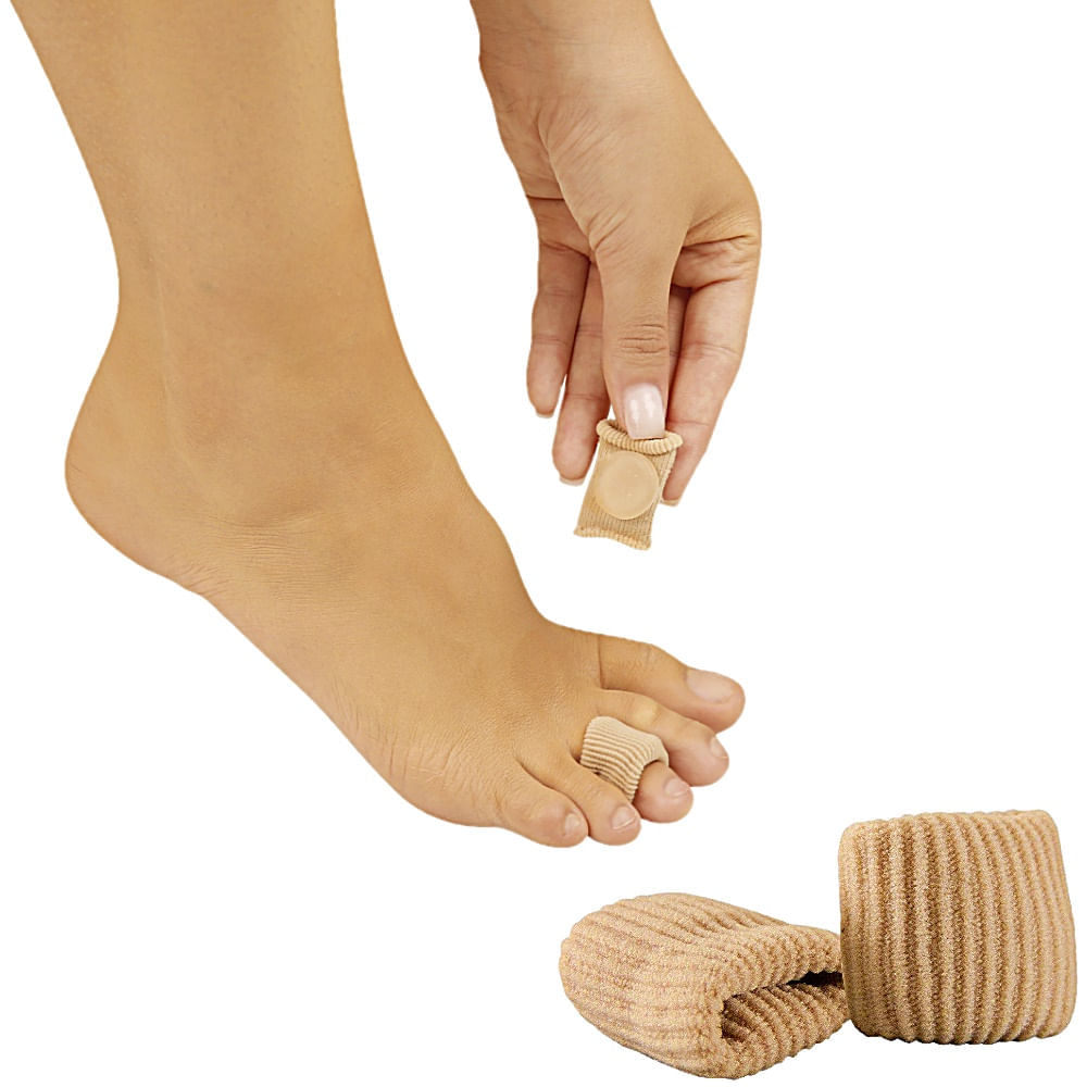 Anel Digital De Malha Com Almofada De Gel Sg301 Tam M - Par